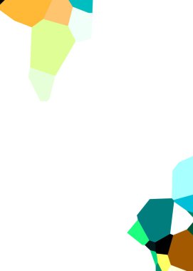 Çokgen arka plan. Geometrik tasarımlı renkli duvar kağıtları. Dijital illüstrasyon.