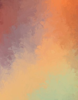 Taranmış Boyalı Soyut Arkaplan. Fırça darbesi ile boyanmış. Boya darbeleri. 2B Görüntü.