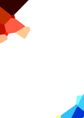 Çokgen arka plan. Geometrik tasarımlı renkli duvar kağıtları. Dijital illüstrasyon.