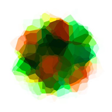 Çokgen arka plan. Geometrik tasarımlı renkli duvar kağıtları. Dijital illüstrasyon.