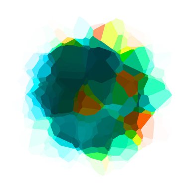 Çokgen arka plan. Geometrik tasarımlı renkli duvar kağıtları. Dijital illüstrasyon.