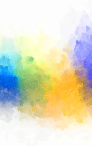 Aquarell Gemalten Hintergrund Abstrakte Illustration Tapete Pinselstrich Malerei Abbildung — Stockfoto