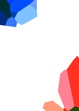 Çokgen arka plan. Geometrik tasarımlı renkli duvar kağıtları. Dijital illüstrasyon.