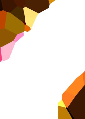 Çokgen arka plan. Geometrik tasarımlı renkli duvar kağıtları. Dijital illüstrasyon.