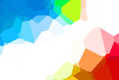 Çokgen arka plan. Geometrik tasarımlı renkli duvar kağıtları. Dijital illüstrasyon.