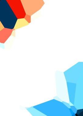 Çokgen arka plan. Geometrik tasarımlı renkli duvar kağıtları. Dijital illüstrasyon.