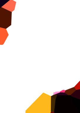 Çokgen arka plan. Geometrik tasarımlı renkli duvar kağıtları. Dijital illüstrasyon.