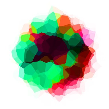 Çokgen arka plan. Geometrik tasarımlı renkli duvar kağıtları. Dijital illüstrasyon.