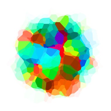 Çokgen arka plan. Geometrik tasarımlı renkli duvar kağıtları. Dijital illüstrasyon.