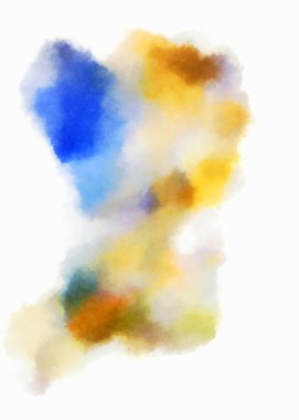 Suluboya arka plan. Soyut Illustration duvar kağıdı. Fırça darbesi ile boyanmış. 2d Görüntü.