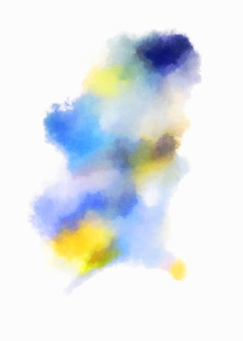 Suluboya arka plan. Soyut Illustration duvar kağıdı. Fırça darbesi ile boyanmış. 2d Görüntü.