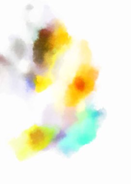 Suluboya arka plan. Soyut Illustration duvar kağıdı. Fırça darbesi ile boyanmış. 2d Görüntü.