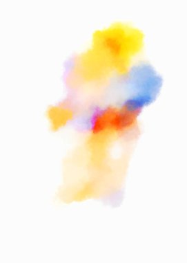 Suluboya arka plan. Soyut Illustration duvar kağıdı. Fırça darbesi ile boyanmış. 2d Görüntü.