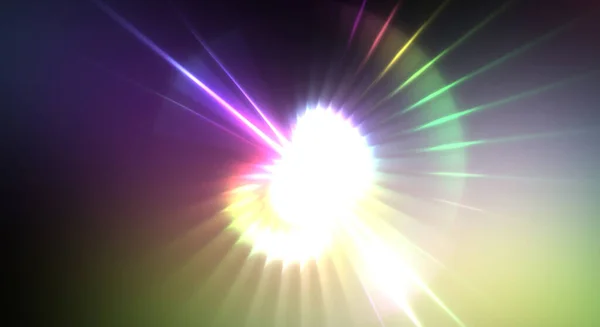 Explosión Dinámica Luz Movimiento Hermoso Fondo Brillante Luces Colores Pantalla — Foto de Stock