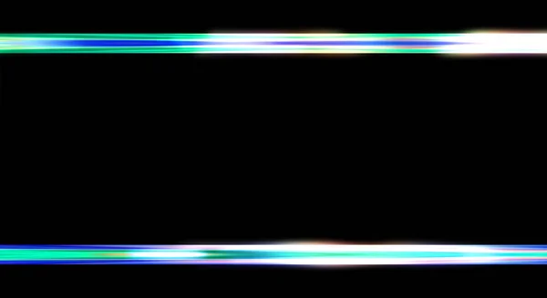 明亮的相框背景 霓虹灯发光几何模板隔离在黑色背景上 摘要说明2D — 图库照片
