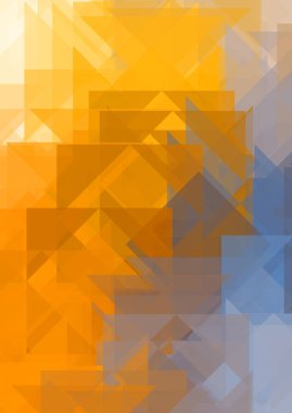 Üçgen arka planda üst üste dizayn ediliyor. Soyut geometrik duvar kağıdı. Geometrik renkli üçgen şekiller.