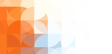 Dairesel şekillerin katmanları renkli ve canlı bir tasarım yaratıyor. Dairelerin sayısal çizimi. Gelecekçi tasarım şablonu.