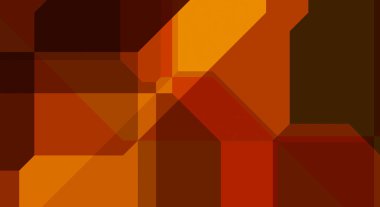 Renkli ve canlı geometrik şekiller katmanları var. Bir teknoloji planının dijital illüstrasyonu. Gelecekçi tasarım şablonu.