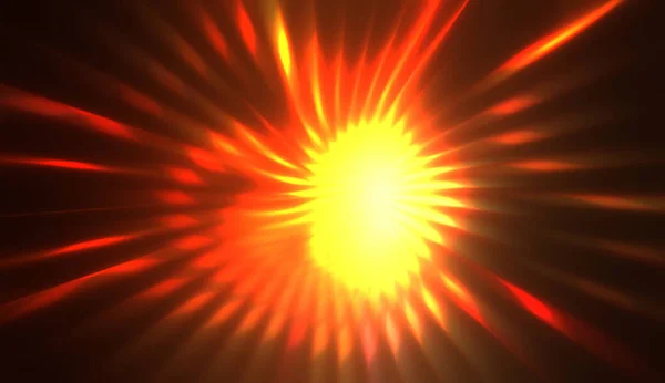 Espectacular Espectáculo Luces Explosión Colorida Vibrante Partículas Con Rayos Luz —  Fotos de Stock