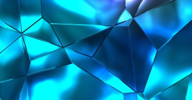 Soyut arkaplan. Lüks Metal Paneller Geometrik Desen. Cazibe Moda Arkaplanı. 3 boyutlu illüstrasyon. Yansıtıcı ve parlak, lüks duvar kağıdı. Parlak, renkli ve canlı doku duvarı.