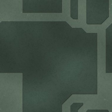 Kusursuz Bilim Kurgu Panelleri. Geleceğin dokusu. Uzay gemisi kaplaması geometrik desen. 3 boyutlu illüstrasyon. Teknoloji konsepti.