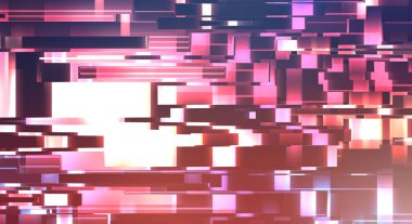 Geometrik çok renkli kesişen çizgiler. Dijital teknolojinin grafiksel çizimi. Soyut arkaplan. 