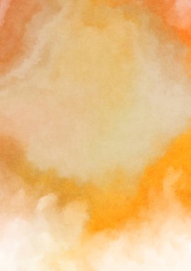 Beyaz arkaplanda soyut renkli suluboya. Dijital resim.