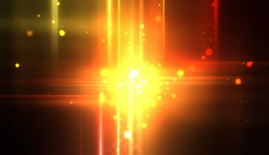 Canlı ve canlı ışık parlamalarının serin arkaplanı. Renkli parlak ışıklar patlama efektiyle görüntülenir. Parlak renkli arkaplan.