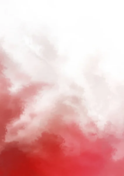 Beyaz Arkaplanda Soyut Renkli Suluboya Dijital Resim — Stok fotoğraf