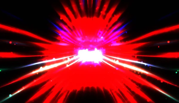 Lindo Fondo Cruce Rayos Luz Partículas Brillantes Fondo Pantalla Vibrantes — Foto de Stock