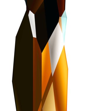 Soyut arkaplan. Üçgen 3d illüstrasyon çokgen sanat modeli tarzı. Geleceğin grafik geometrik tasarımı. Geometri dokusu fütürist dekorasyon. Moda ve canlı modern şablon