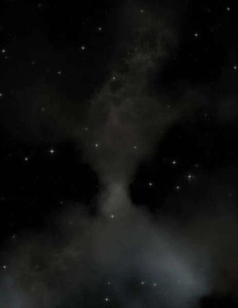성운이 은하계의 있습니다 우주깊은 무서운 — 스톡 사진