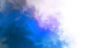 Beyaz arkaplanda soyut renkli suluboya. Dijital resim.