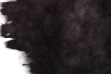 Beyaz arkaplanda soyut renkli suluboya. Dijital resim.