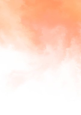 Beyaz arkaplanda soyut renkli suluboya. Dijital resim.