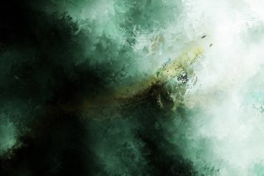 Çadır bezi dokusunda soyut boya fırçası darbeleri. Resim arkaplanı. Modern duvar sanatı illüstrasyonu. Arkaplan için renkli çizimler.