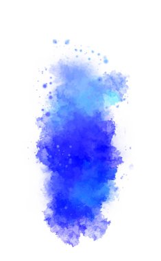 Suluboya arka planda lekeler ve lekelerle boyanmış. Fırça darbesi ile boyanmış. 2d Görüntü.