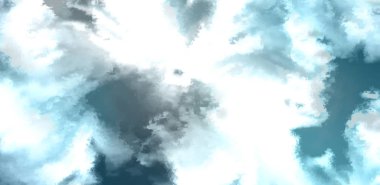 Beyaz arkaplanda soyut renkli suluboya. Dijital resim.