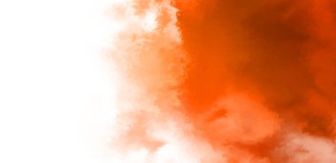 Beyaz arkaplanda soyut renkli suluboya. Dijital resim.