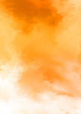 Beyaz arkaplanda soyut renkli suluboya. Dijital resim.