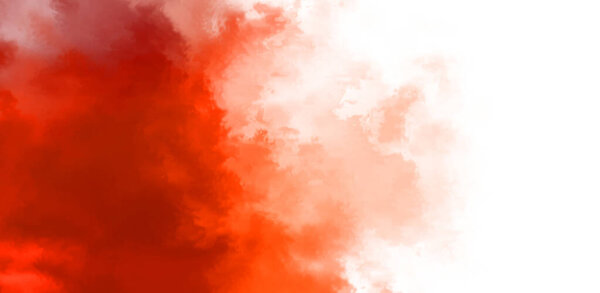 Abstract colorful watercolor on white background. Digital art painting.