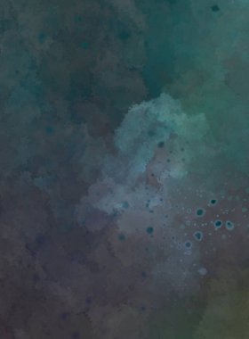 Suluboya arka planda lekeler ve lekelerle boyanmış. Fırça darbesi ile boyanmış. 2d Görüntü.