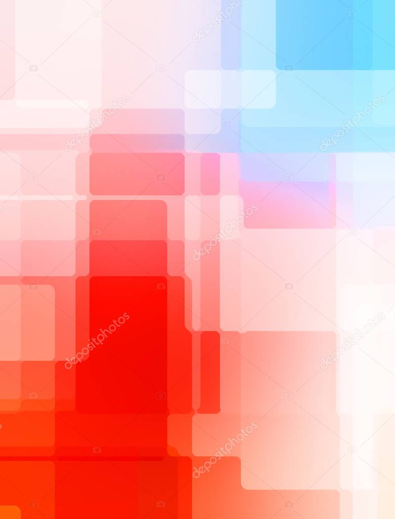 Geometric multicolored intersecting lines. Graphic illustration of digital technology. Abstract background. 