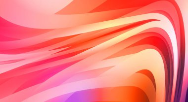 Renkli gradyan ile soyut arkaplan. Çizgili çizgili canlı duvar kâğıdı. Modern hareketin akışkan 2d çizimi.