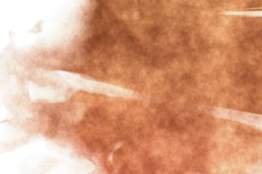 Beyaz arkaplanda soyut renkli suluboya. Dijital resim.