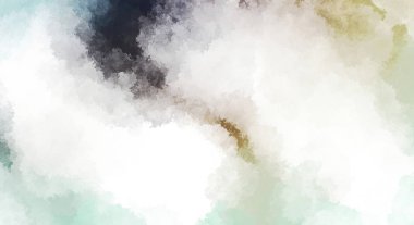 Suluboya arka planda lekeler ve lekelerle boyanmış. Fırça darbesi ile boyanmış. 2d Görüntü.