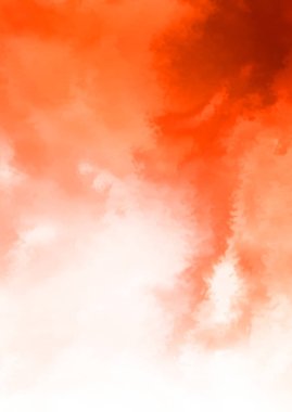 Beyaz arkaplanda soyut renkli suluboya. Dijital resim.