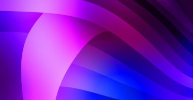 Renkli gradyan ile soyut arkaplan. Çizgili çizgili canlı duvar kâğıdı. Modern hareketin akışkan 2d çizimi.