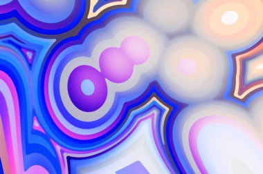 Sıvı renkli gradyanı olan soyut bir arkaplan. Modern kentsel grafiğin 2D çizimi. Graffiti tasarımı duvar kağıdına ilham verdi.