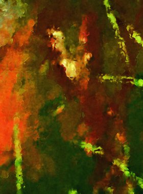 Modern sanat. Renkli çağdaş sanat eserleri. Renkli boya darbeleri. Soyut arkaplanda fırça darbeleri. fırça boyası.